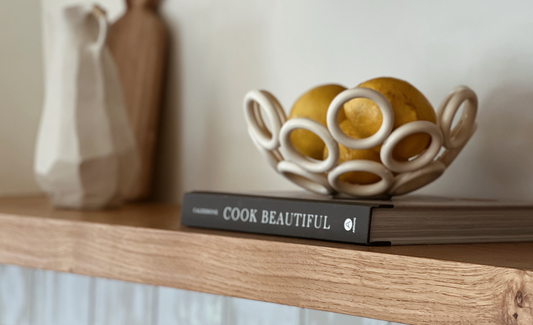 Wood Hoops Fruit Bowl